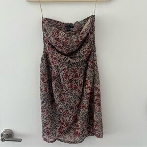 Mango strapless dresss